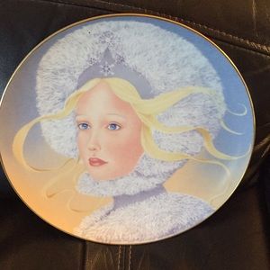 Dolores Valenzuela princess snowflake plate🌷🌷🌷